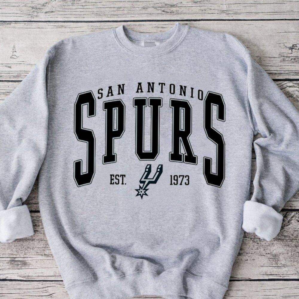 90S San Antonio Spurs Sweatshirt, San Antonio Basketball